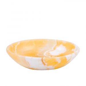 White Alabaster Marble Fruit Bowl, Alabaster Bowl for sale