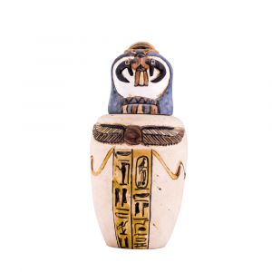 Egyptian Canopic Jars For Sale | Horus Canopic Jar | Basalt Antique 