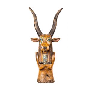 Charming Wooden Statue of God Maat