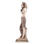 Right side image, King Akhenaton Statue Handmade of Alabaster, White Alabaster Statue