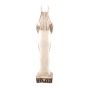 The Egyptian Anubis God Statue handmade of White Alabaster, Anubis Statue