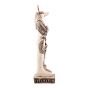 The Egyptian Anubis God Statue handmade of White Alabaster, Anubis Statue