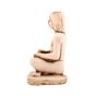 The Seated Scribe Statue Handmade of Alabaster Material, the seated Scribe