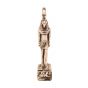 Vintage Sculpture of the Ancient Egyptian Horus God, God of Protection and Power, Handmade of Eco-Friendly white Alabaster