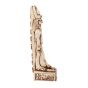 Vintage Sculpture of the Ancient Egyptian Horus God, God of Protection and Power, Handmade of Eco-Friendly white Alabaster