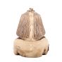 Back side Picture of King Akenaton Statue handmade of white alabaster, Egyptian Artifacts and Sculptures