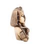 Right side Picture of King Akenaton Statue handmade of white alabaster, Egyptian Artifacts and Sculptures