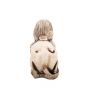 Backside image of the sphinx state handmade of alabaster stones, Sphinx Statue For Sale