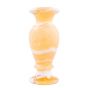 White Macaroon Alabaster Decorative Vase