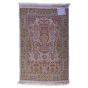 Hand-woven Silk Rug , backside