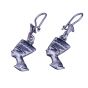 Egyptian Jewelry Silver | Queen Nefertiti Earrings