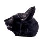 Bastet Basalt Head Statue