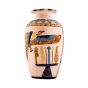 Colorful Goddess Isis vase