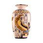 Colorful Goddess Isis vase