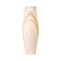 White Round Vase in a marble surface