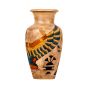 Egyptian Stone Vase, isis wing