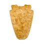 Hand-curved Palette of Narmer for Sale of Yellow Marble Limestone, Backside image, Palette Of Narmer For Sale