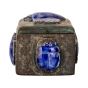 Blue Lapis Scarab handmade adorned on antique vintage dominoes box