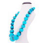 Queenly adorned with Precious marble Turquoise stones Necklace