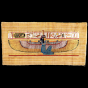 Royal Papyrus Embroidered Portrait of Winged Ma’at the Egyptian Goddess of Truth and Justice.