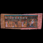 80 years aged Unique masterpiece handcrafted Egyptian papyrus of The Osiris’ Court painted with Onyx Stone Powder.