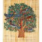 tree of life painting handmade royal papyrus, handmade Egyptian papyrus