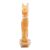 Yellow Alabaster Bastet Statue, Bastet Cat Goddess