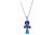 Gemstones, sterling silver Egyptian Ankh Necklace