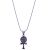 The Egyptian Key of life Silver Necklace, Ankh chain