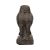 Front Image of the falcon Statue handmade of grey basalt stones, The Falcon Statues For Sale 