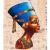 Egyptian Handmade unique Papyrus by talented artists, Nefertiti Papyrus