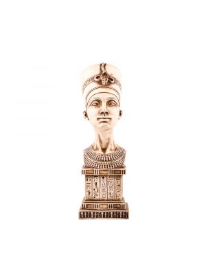 The Powerful Queen Nefertiti Statue For Sale, hand-made of Alabaster stone