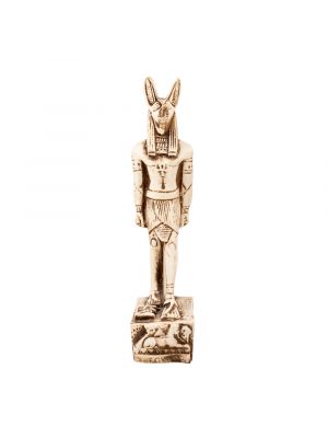 Front Image, Anubis Statue, Alabaster handmade, the Egyptian Anubis God Statue