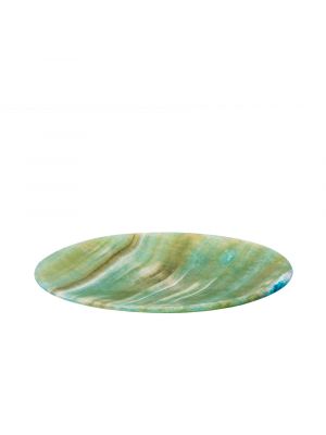 Green Marble Alabaster Plate handmade by talented Egyptian Artists, Alabaster plate for sale