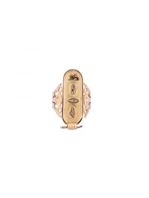 Personalized Customized Egyptian Cartouche Ring in ancient Egyptian Hieroglyphics, Egyptian Cartouche Ring