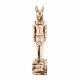 Front Image, Anubis Statue, Alabaster handmade, the Egyptian Anubis God Statue