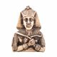 Front Picture of King Akenaton Statue handmade of white alabaster, Egyptian Artifacts and Sculptures