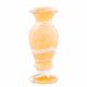 White Macaroon Alabaster Decorative Vase