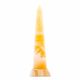 Marble Yellow Alabaster Obelisk handmade by Egyptian Artists, Decorative Obelisk