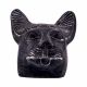 Bastet Basalt Head Statue