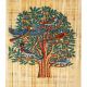 tree of life painting handmade royal papyrus, handmade Egyptian papyrus