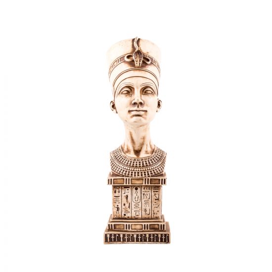 The Powerful Queen Nefertiti Statue For Sale, hand-made of Alabaster stone