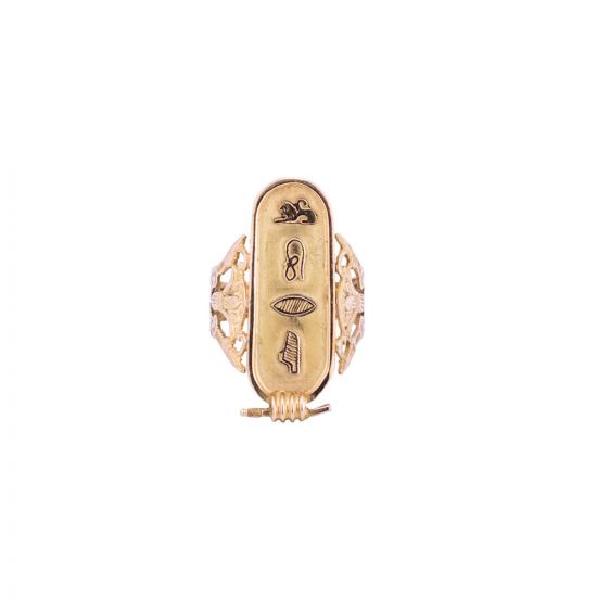 Personalized Customized Egyptian Cartouche Ring in ancient Egyptian Hieroglyphics, Egyptian Cartouche Ring